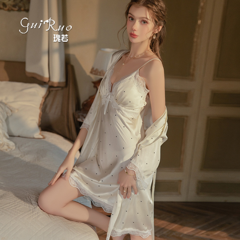 Version aus süßem Eisseiden-Sa – Robe Silk Women Bewertung und Preis