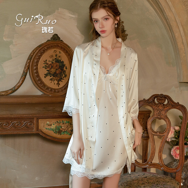 Version aus süßem Eisseiden-Sa – Robe Silk Women Bewertung und Preis