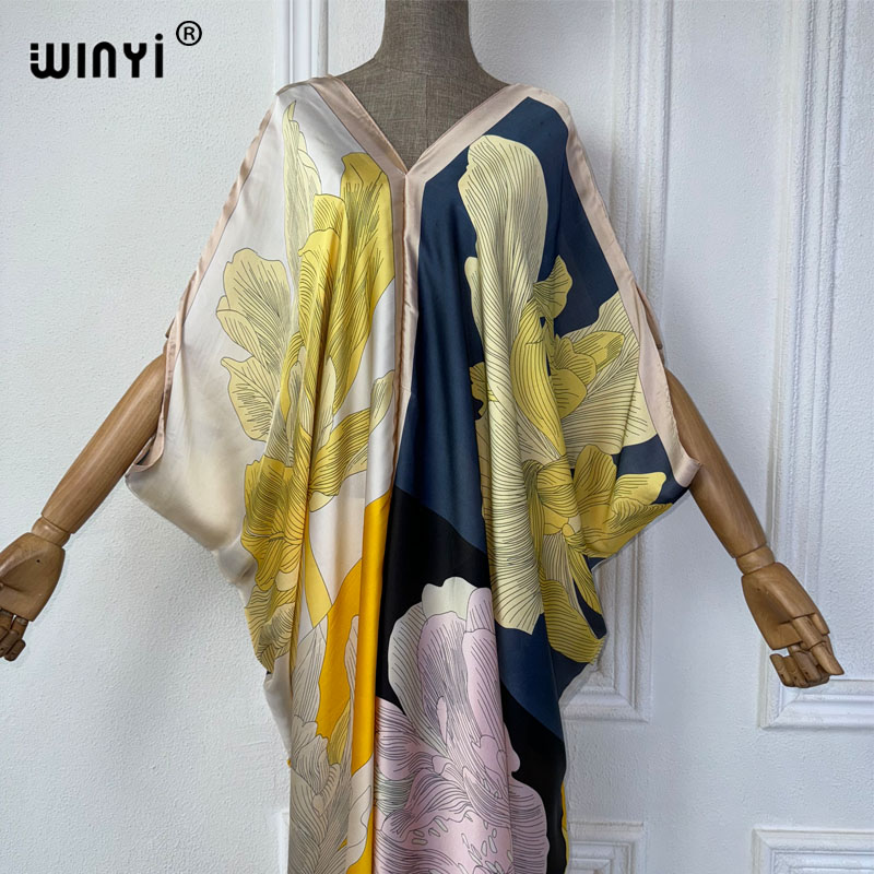 Winyi Sommer afrikanischen V-A – Robe Silk Women Bewertung und Preis