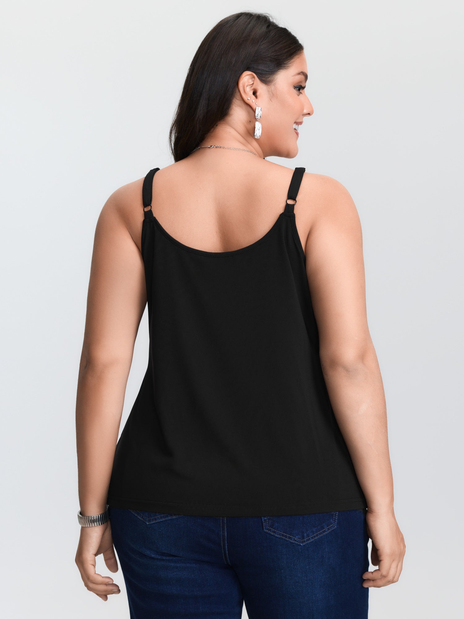 Schwarzes, gestricktes Tanktop – Cami Top Lace Bewertung und Preis