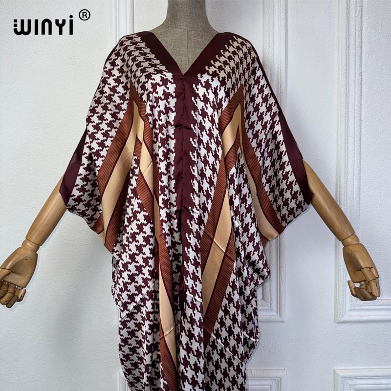 Winyi Sommer afrikanischen V-A – Robe Silk Women Bewertung und Preis