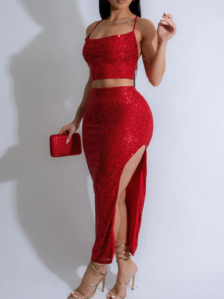 Glitzerndes Pailletten-Party-M – Cami Top Lace Bewertung und Preis