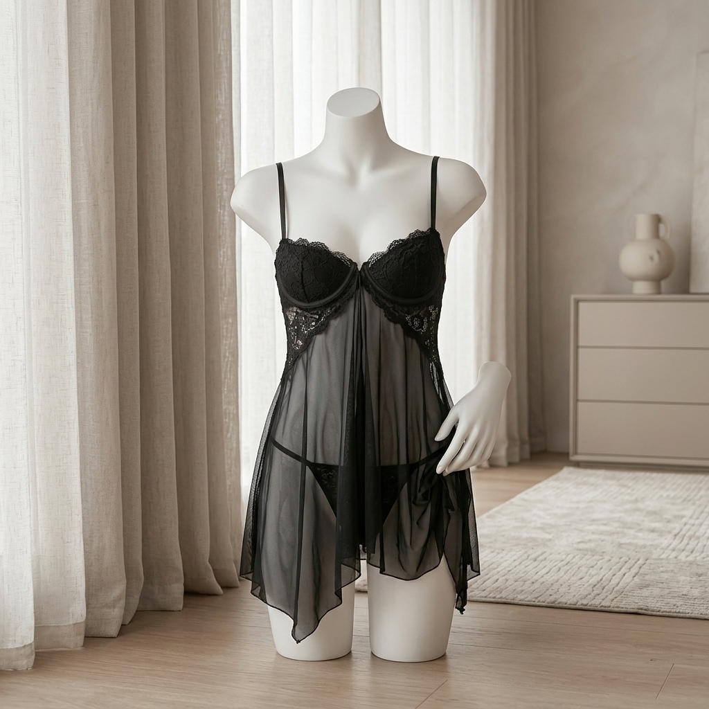 Damen-Babydoll-Dessous aus Spi – Babydoll Chemise Night Bewertung und Preis